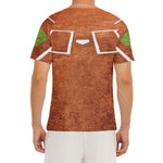 Softball Playing Field Print Men's Short Sleeve Rash Guard