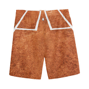 Softball Playing Field Print Men's Sports Shorts