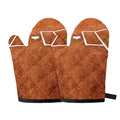Softball Playing Field Print Oven Mitts