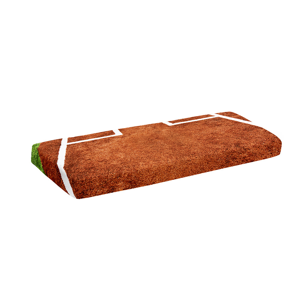 Softball Playing Field Print Piano Keyboard Cover