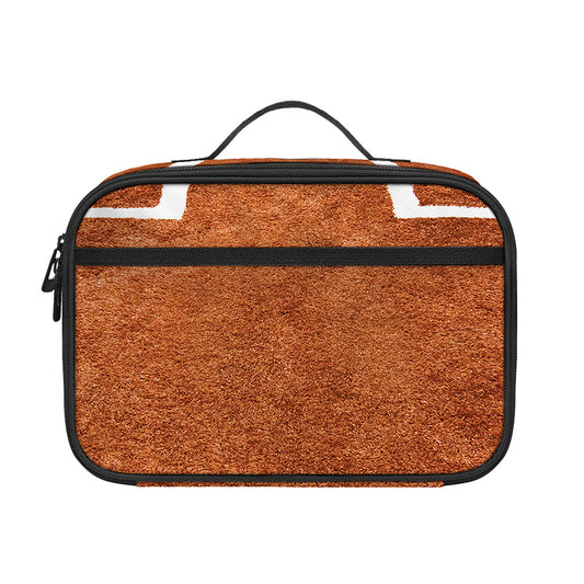 Softball Playing Field Print Portable Lunch Bag