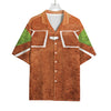 Softball Playing Field Print Rayon Hawaiian Shirt