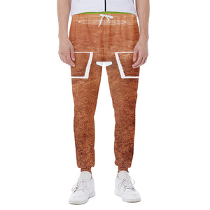 Softball Playing Field Print Scuba Joggers