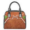 Softball Playing Field Print Shoulder Handbag