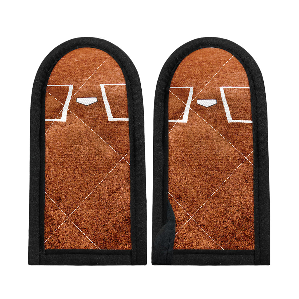 Softball Playing Field Print Skillet Handle Cover