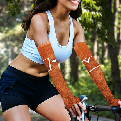 Softball Playing Field Print Sun Protection Arm Sleeves