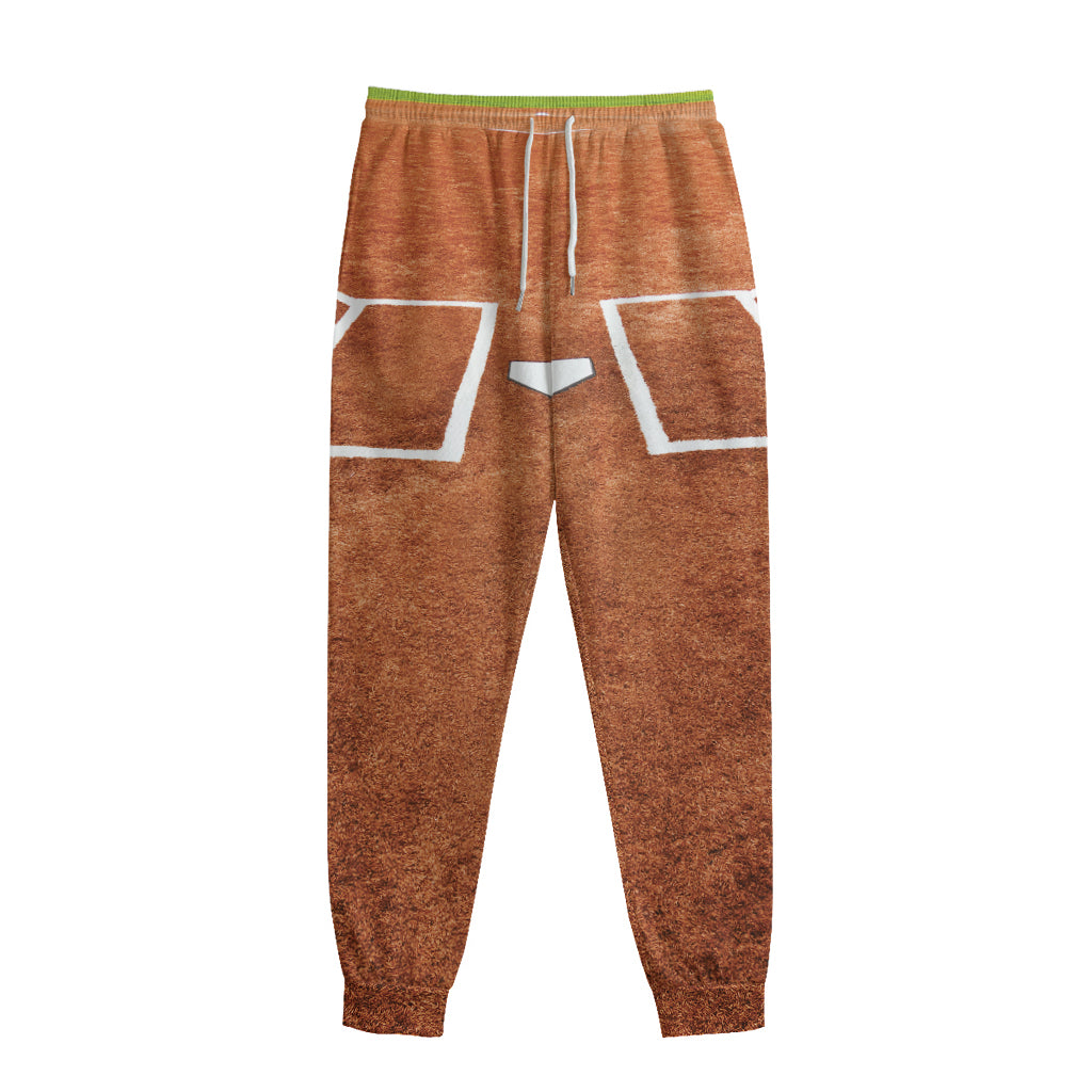 Softball Playing Field Print Sweatpants