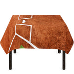 Softball Playing Field Print Tablecloth