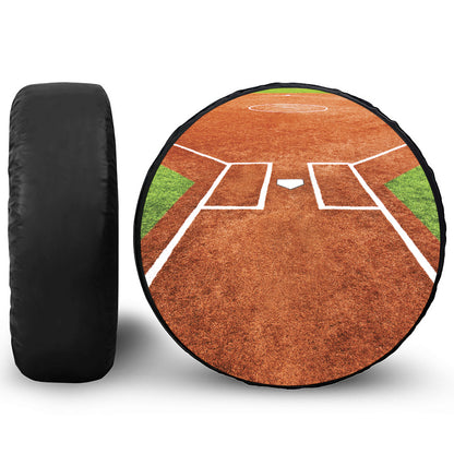 Softball Playing Field Print Tire Cover