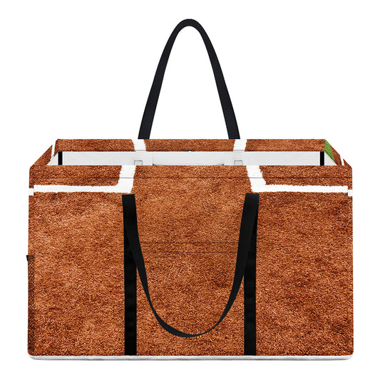 Softball Playing Field Print Utility Tote Bag