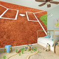 Softball Playing Field Print Wall Sticker