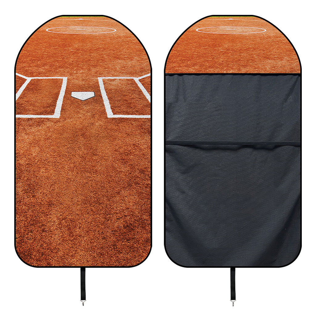Softball Playing Field Print Waterproof Car Seat Cover