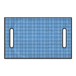 Solf Blue Tattersall Pattern Print Golf Cart Seat Cover