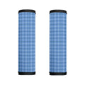 Solf Blue Tattersall Pattern Print Handle Covers
