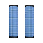 Solf Blue Tattersall Pattern Print Handle Covers