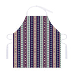 Southwestern Stripe Pattern Print Adjustable Apron