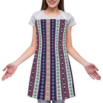 Southwestern Stripe Pattern Print Adjustable Apron