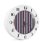 Southwestern Stripe Pattern Print Alarm Clock