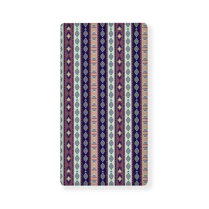 Southwestern Stripe Pattern Print Baby Crib Sheet
