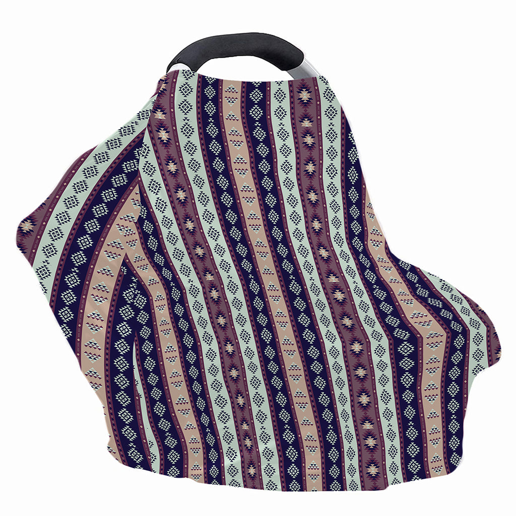 Southwestern Stripe Pattern Print Baby Seat Cover