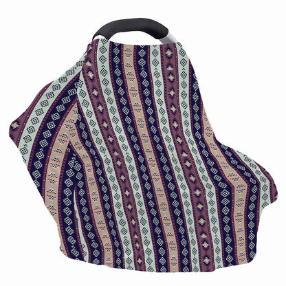 Southwestern Stripe Pattern Print Baby Seat Cover