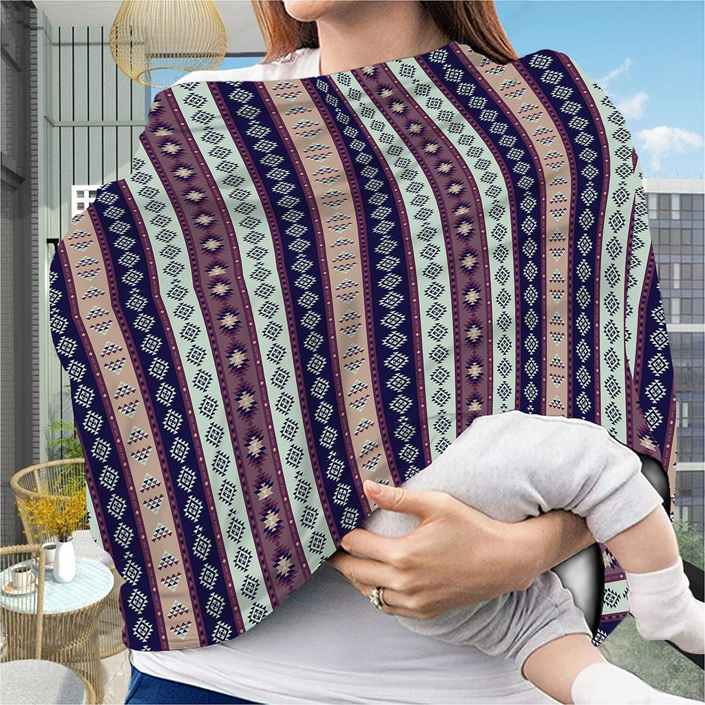 Southwestern Stripe Pattern Print Baby Seat Cover