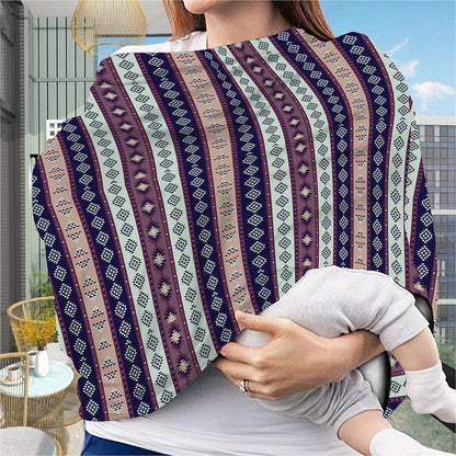 Southwestern Stripe Pattern Print Baby Seat Cover