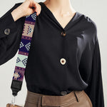 Southwestern Stripe Pattern Print Bag Strap