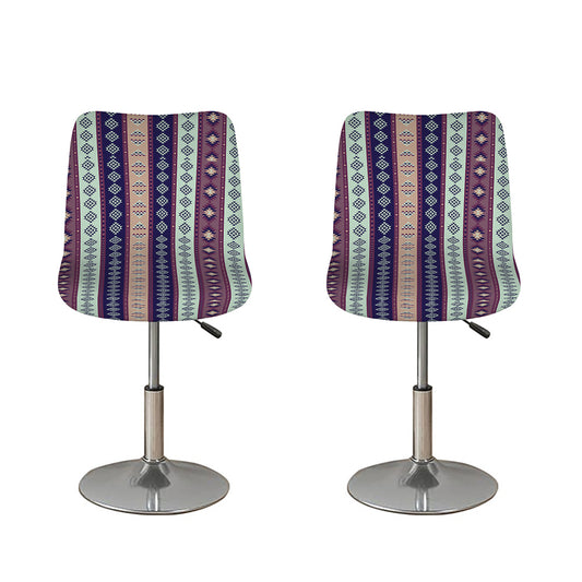 Southwestern Stripe Pattern Print Bar Stool Covers