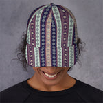 Southwestern Stripe Pattern Print Baseball Cap