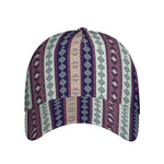 Southwestern Stripe Pattern Print Baseball Cap