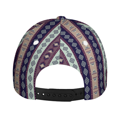 Southwestern Stripe Pattern Print Baseball Cap