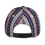 Southwestern Stripe Pattern Print Baseball Cap