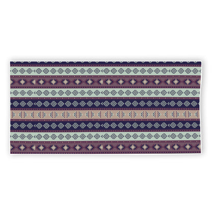 Southwestern Stripe Pattern Print Beach Towel