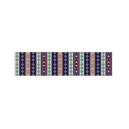 Southwestern Stripe Pattern Print Bed Runner