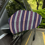 Southwestern Stripe Pattern Print Car Side Mirror Covers