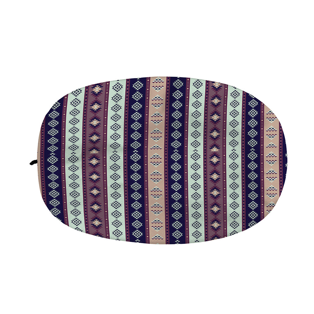 Southwestern Stripe Pattern Print Car Side Mirror Covers