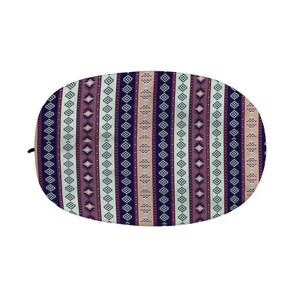 Southwestern Stripe Pattern Print Car Side Mirror Covers