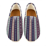 Southwestern Stripe Pattern Print Casual Shoes