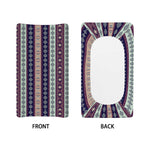 Southwestern Stripe Pattern Print Changing Pad Cover