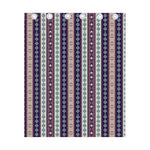 Southwestern Stripe Pattern Print Curtain