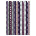 Southwestern Stripe Pattern Print Curtain