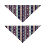 Southwestern Stripe Pattern Print Dog Bandana