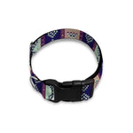 Southwestern Stripe Pattern Print Dog Collar