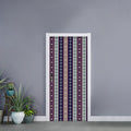 Southwestern Stripe Pattern Print Door Sticker
