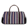 Southwestern Stripe Pattern Print Duffel Bag