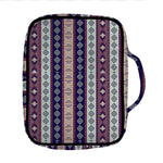 Southwestern Stripe Pattern Print Front Pocket Bible Bag