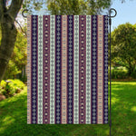 Southwestern Stripe Pattern Print Garden Flag