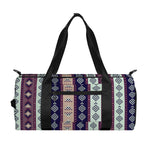 Southwestern Stripe Pattern Print Gym Bag