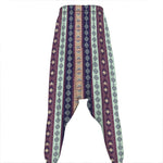 Southwestern Stripe Pattern Print Hammer Pants